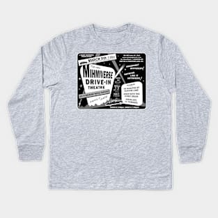 Mihmiverse Drive-in Theatre Kids Long Sleeve T-Shirt